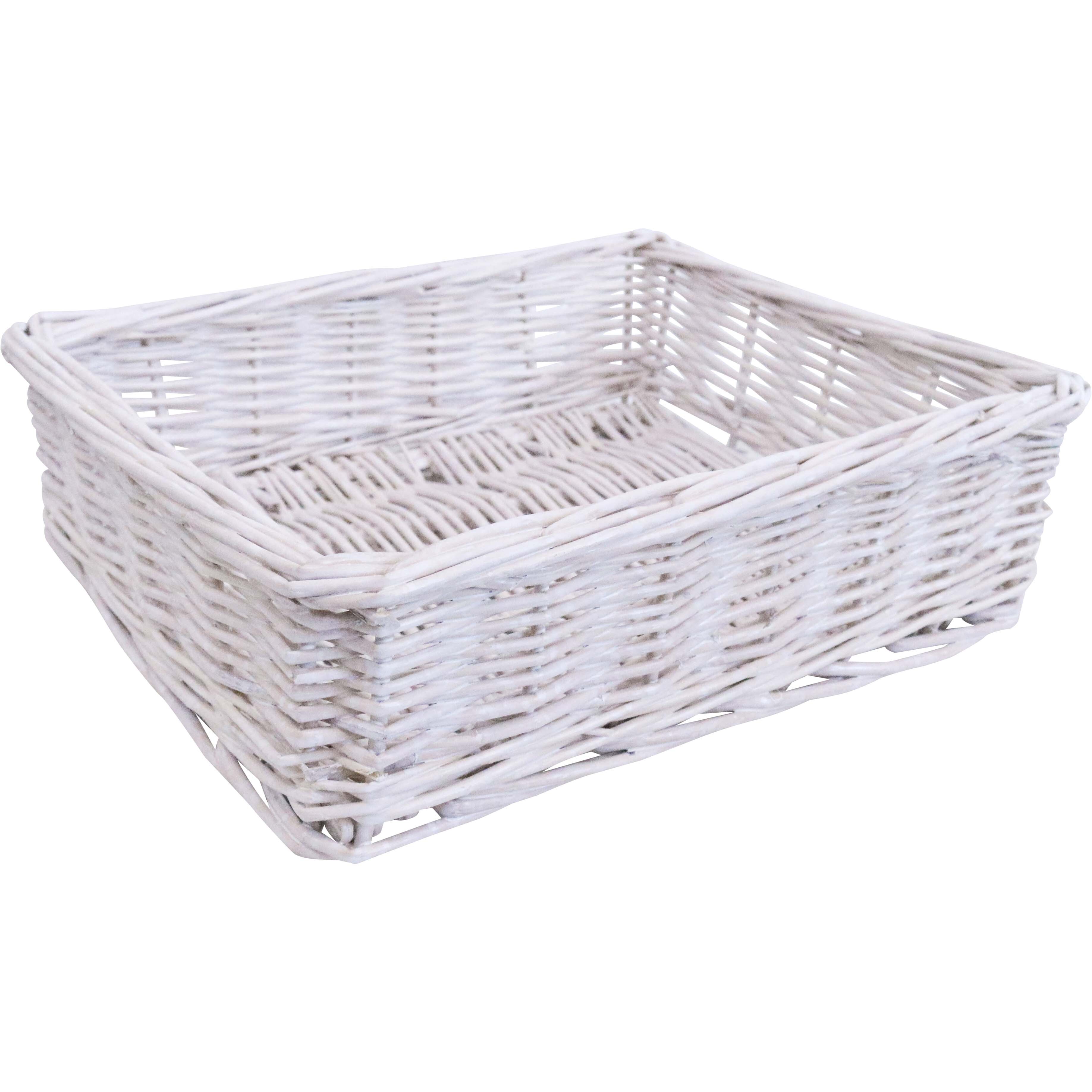 Tray Utility Med White Hamper