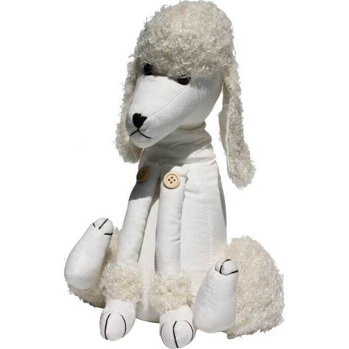 Doorstop - White Poodle