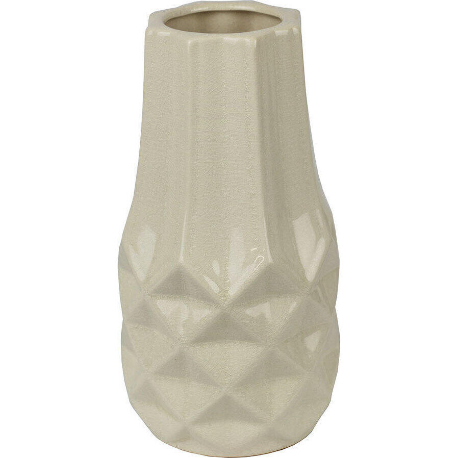 Vase Diamont Tall Creme