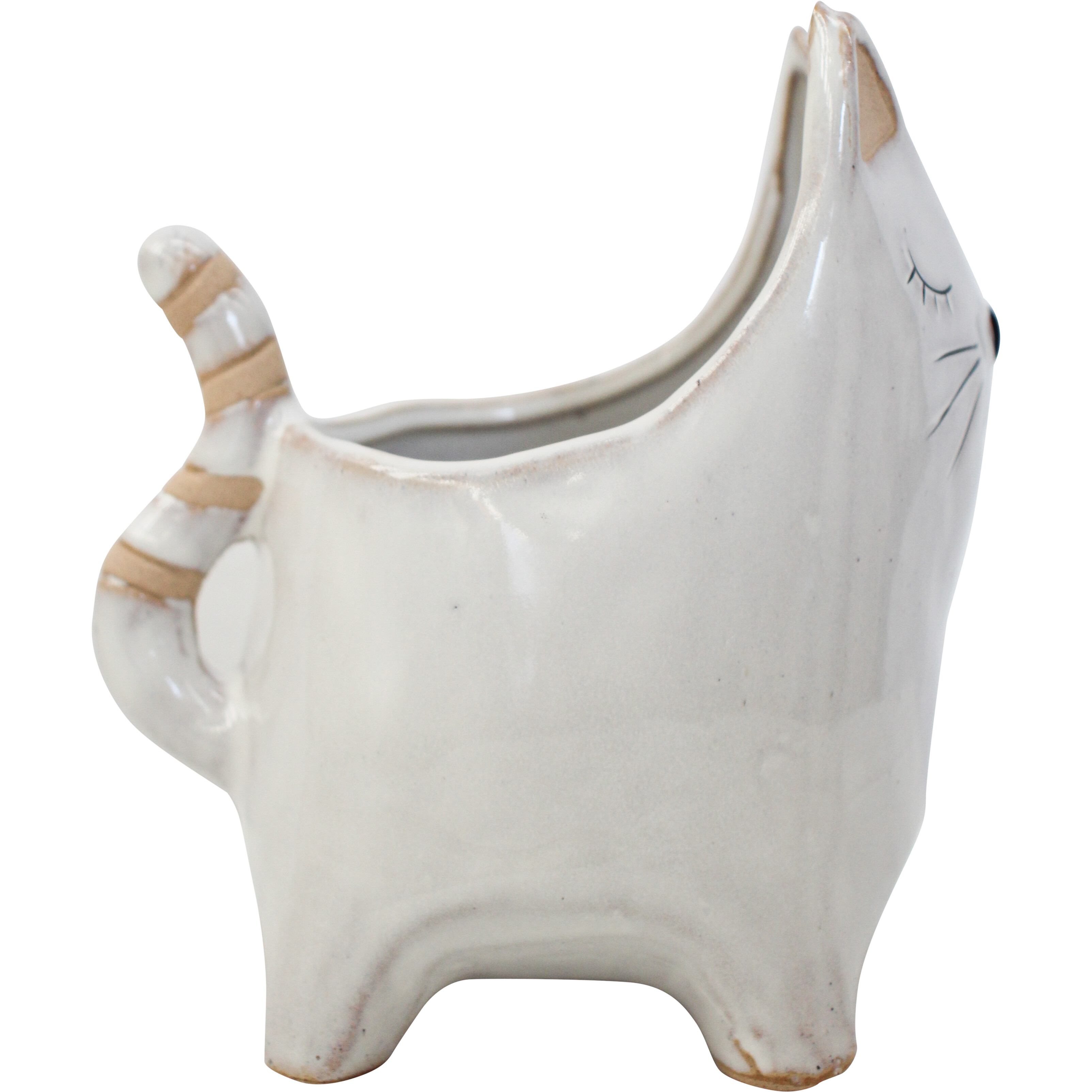 Planter Cat Lrg Royal