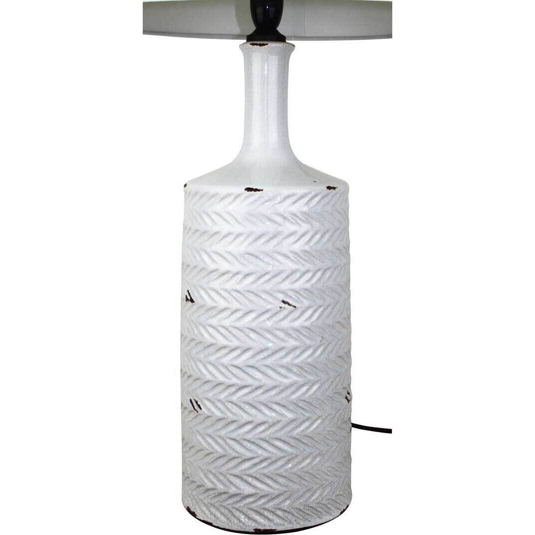 Lamp Blanc Chevron 