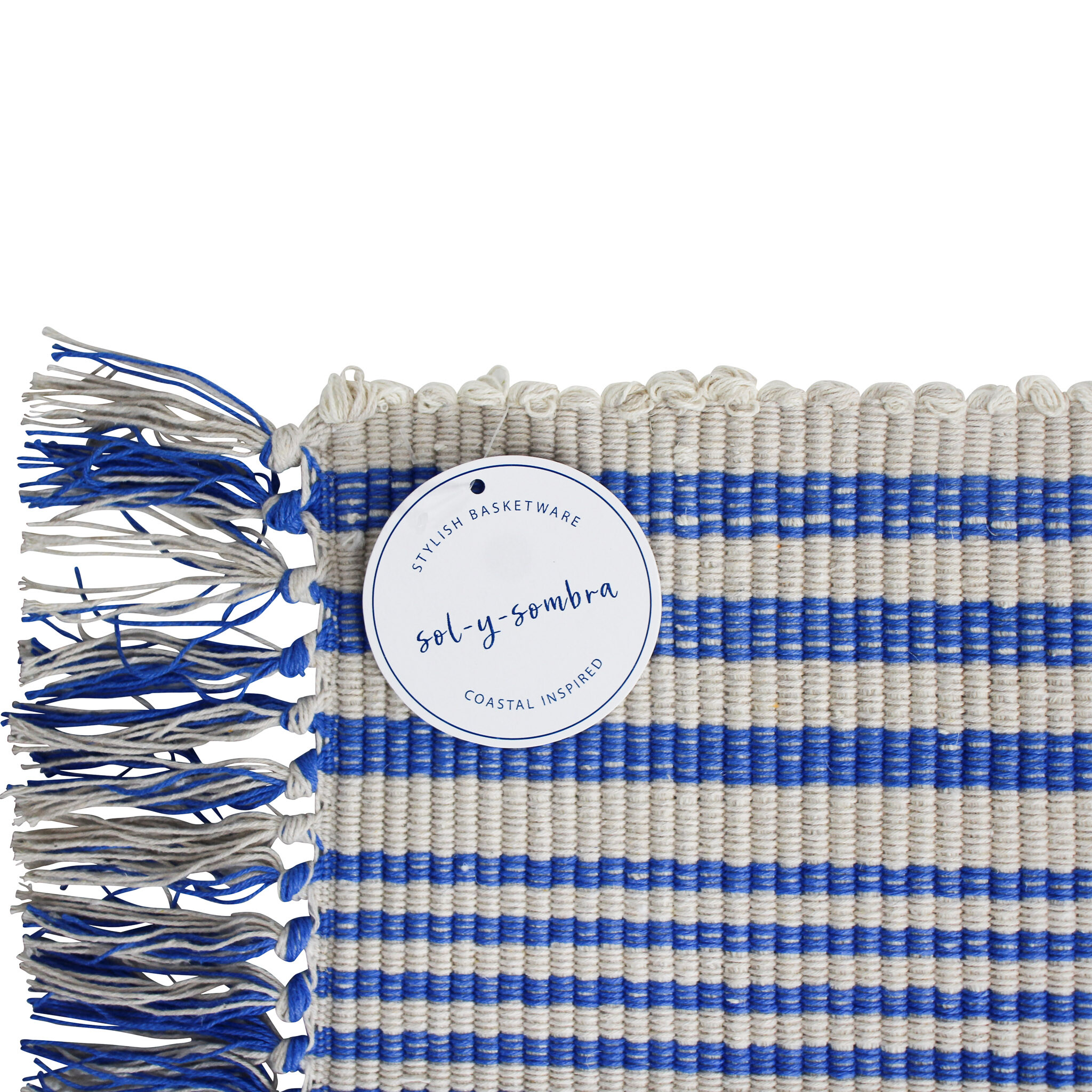 Cotton Mat Marine- thick weave