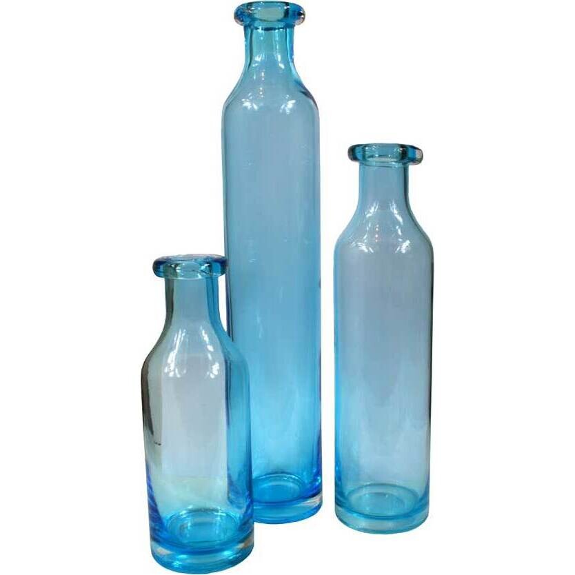 Handblown Vetro Blu Med