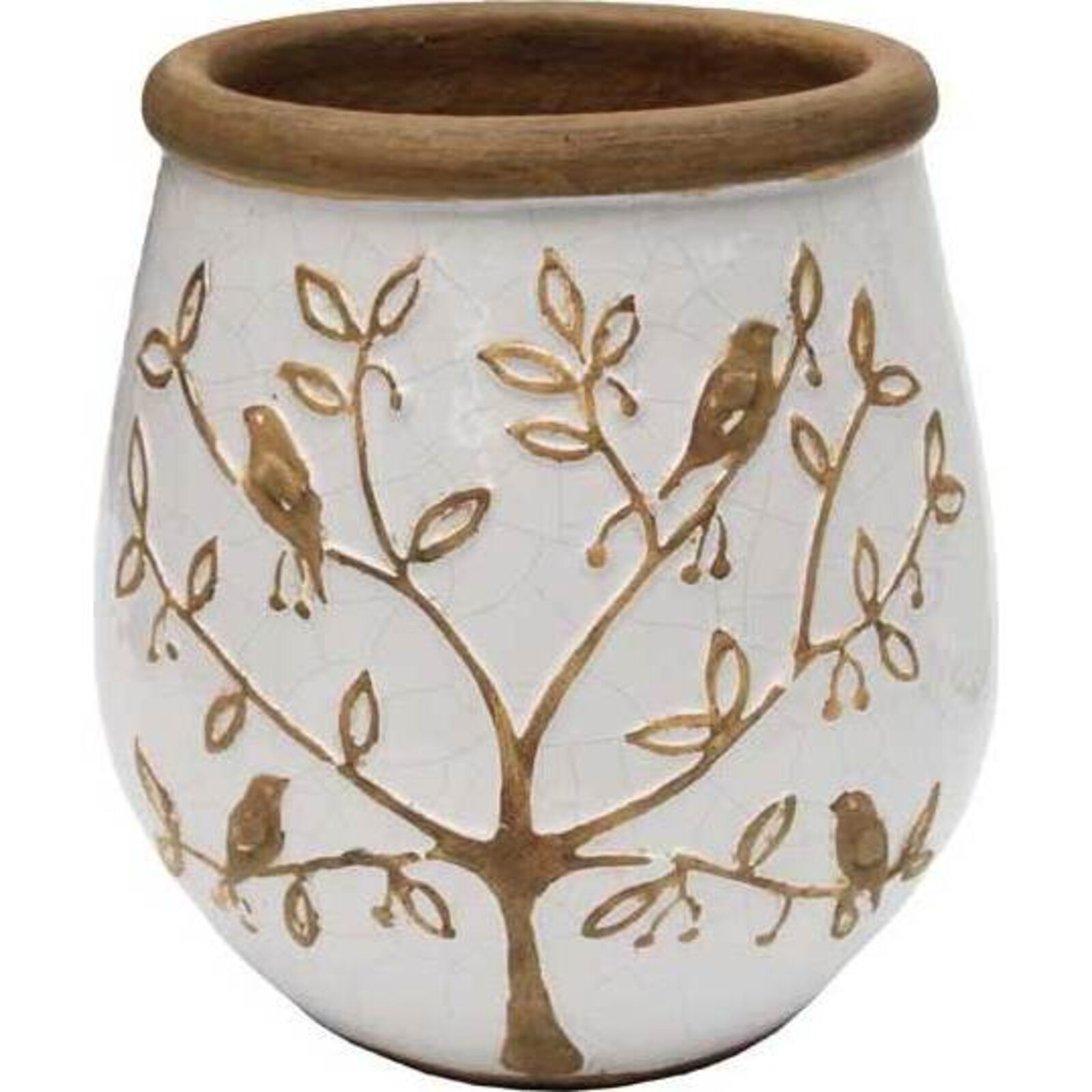 Bird Trees Vase Sml