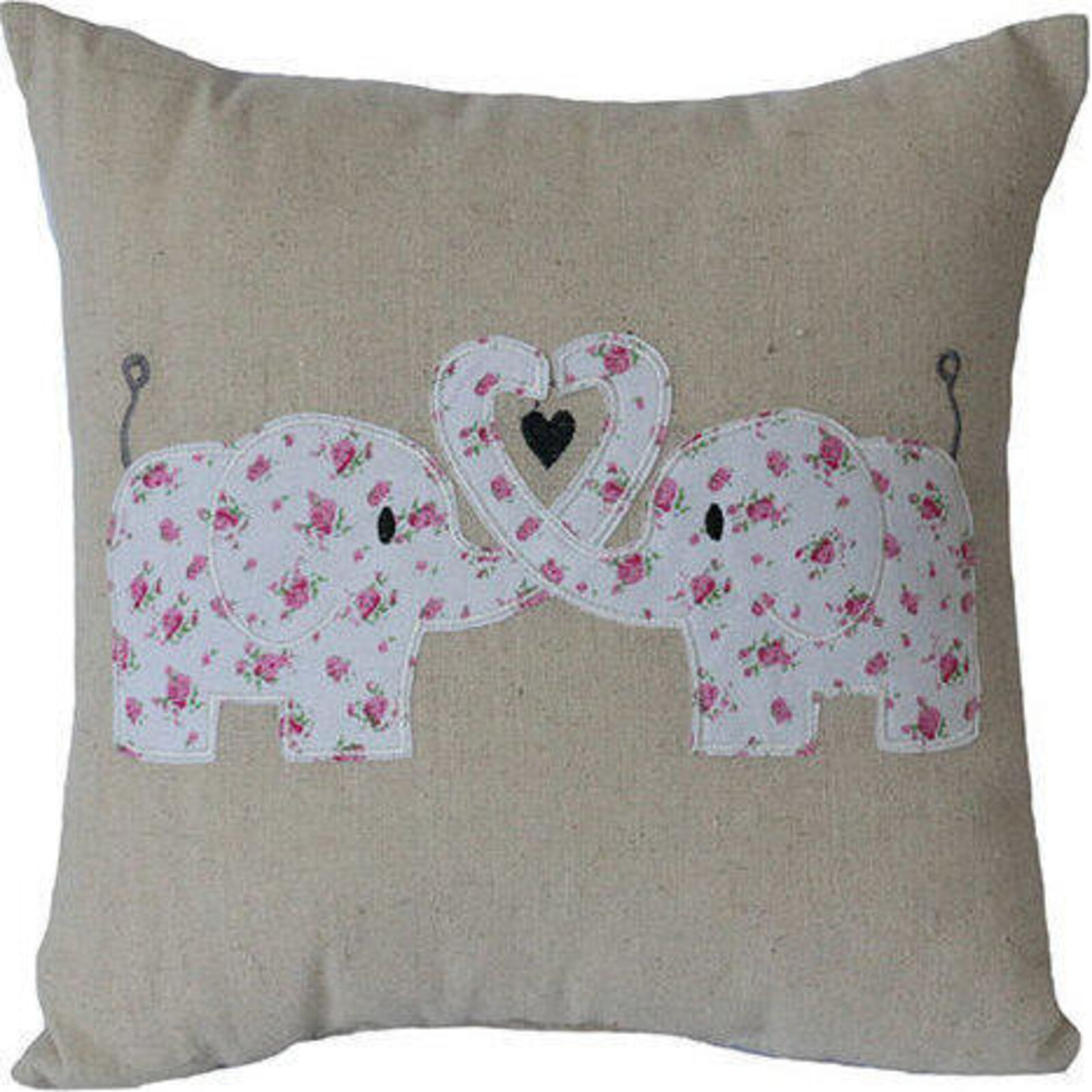 Cushion Elephant Heart