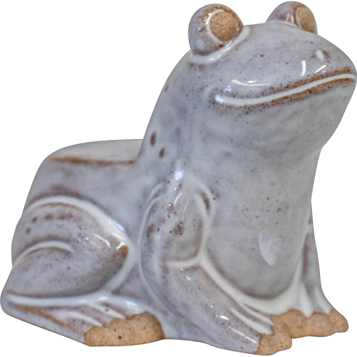 Pot Feet Frog White