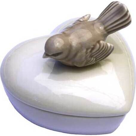 Heart Box Bird Small