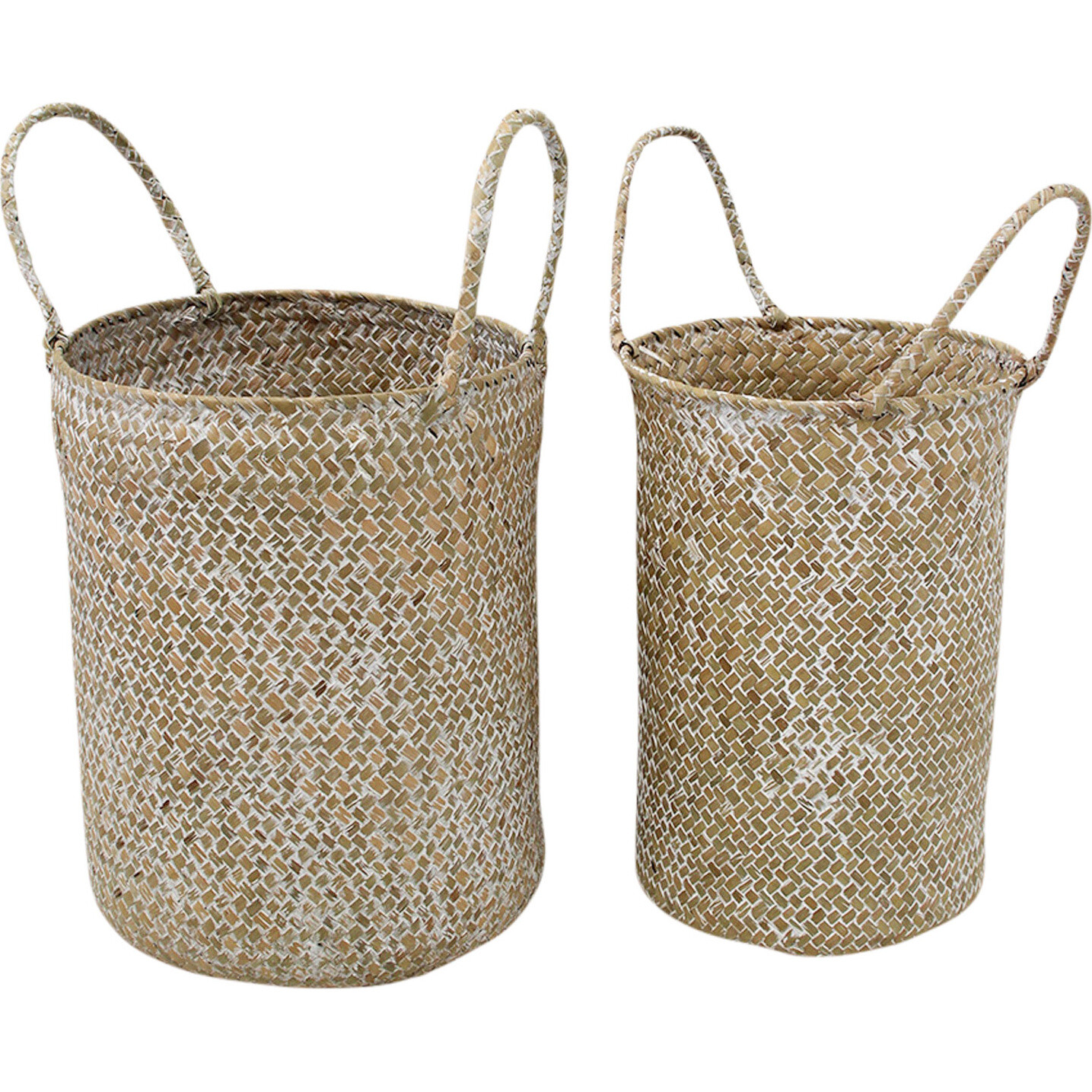 Woven Planter Storage  S/2