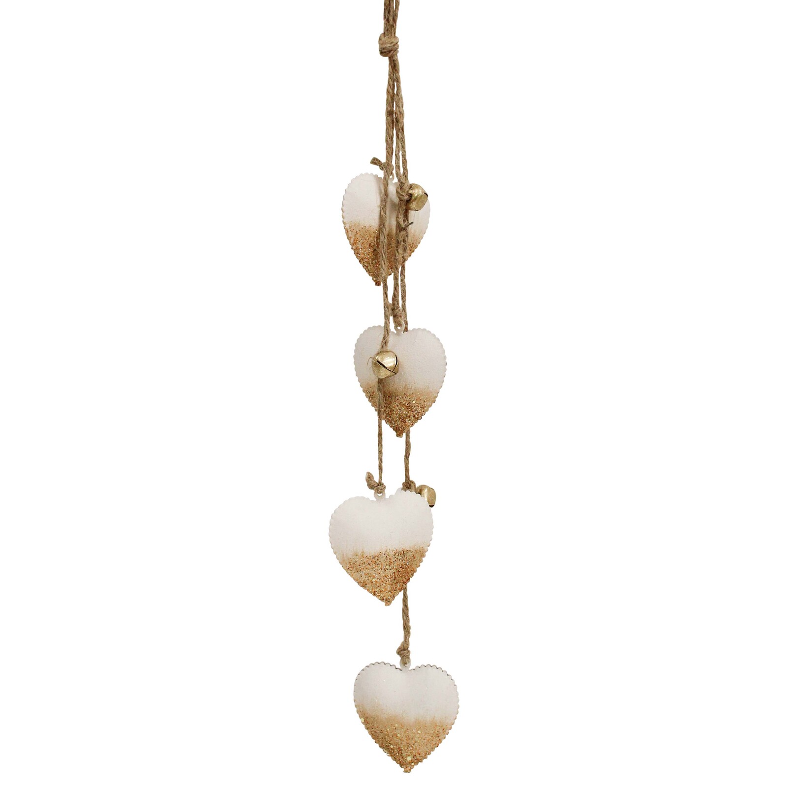 Hanging Heart Gold Cluster