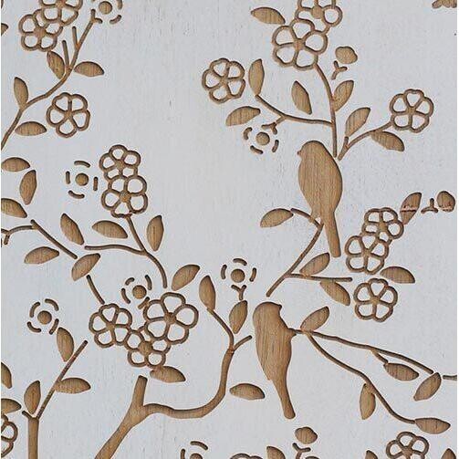 Wall Art Bird Branch Cutwork