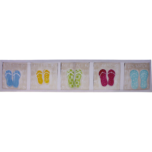 Canvas Coloured Thongs