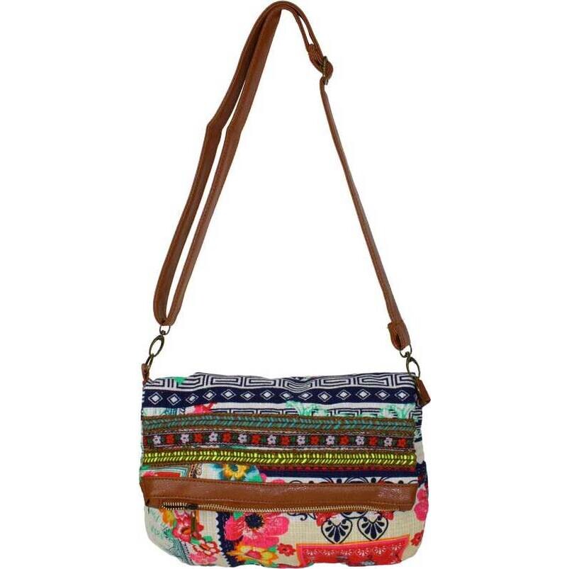 Shoulder Bag Floral Collage