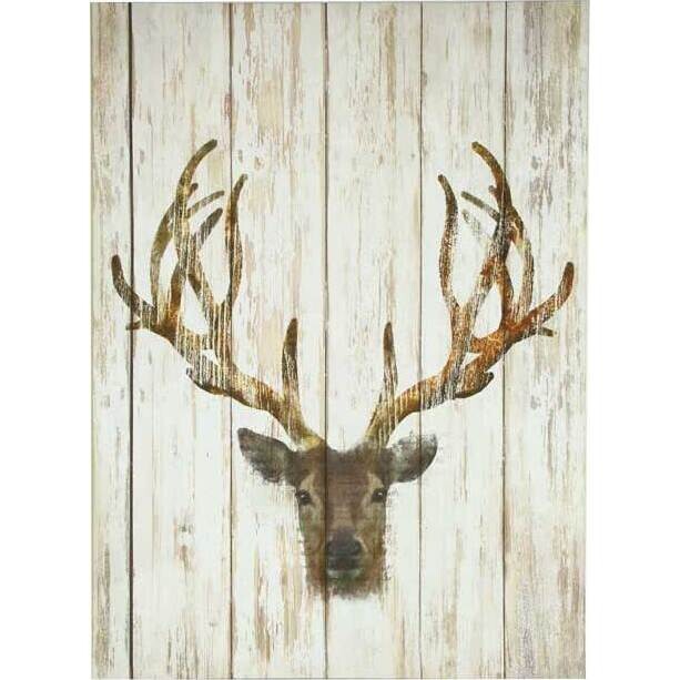 Canvas Deer Gold