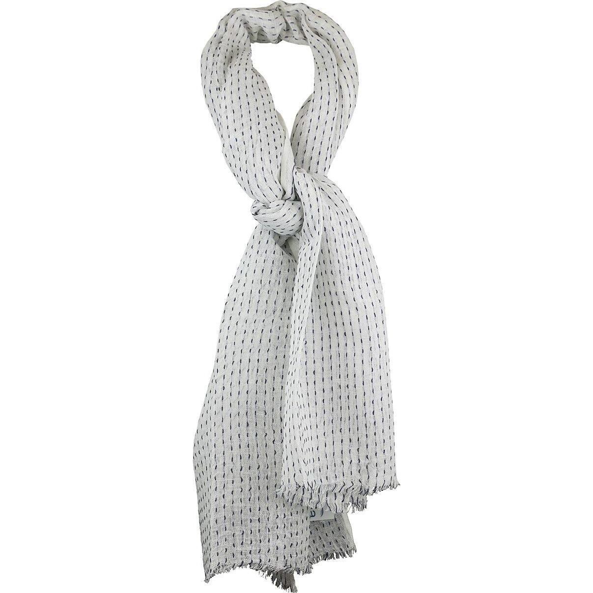 Linen Scarf Linea Navy