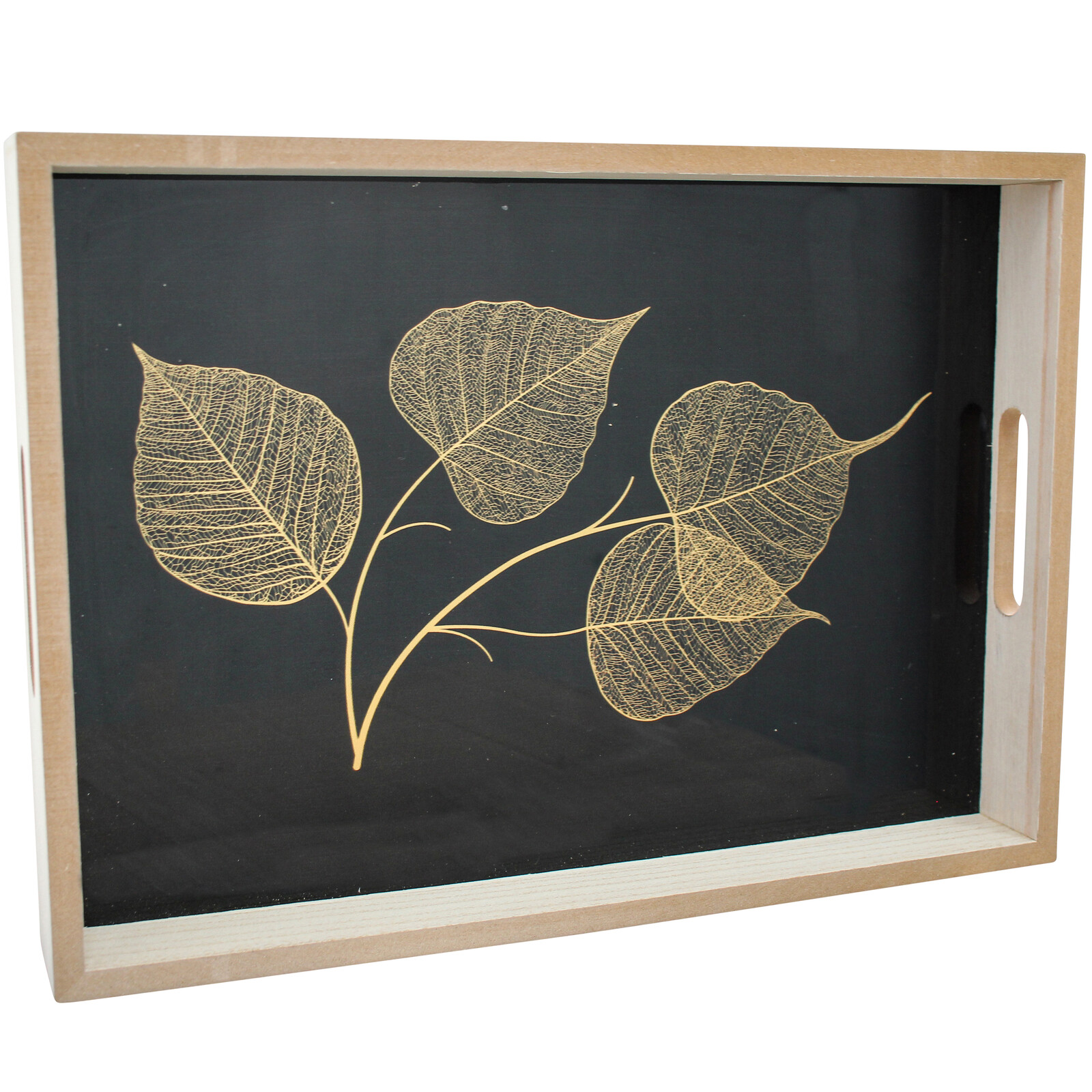Tray S/2 Delicate Leaf