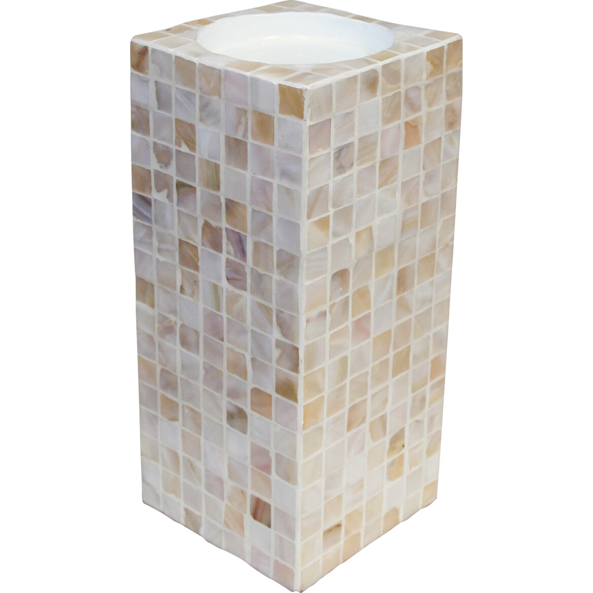 Candleholder Mosaic Lrg