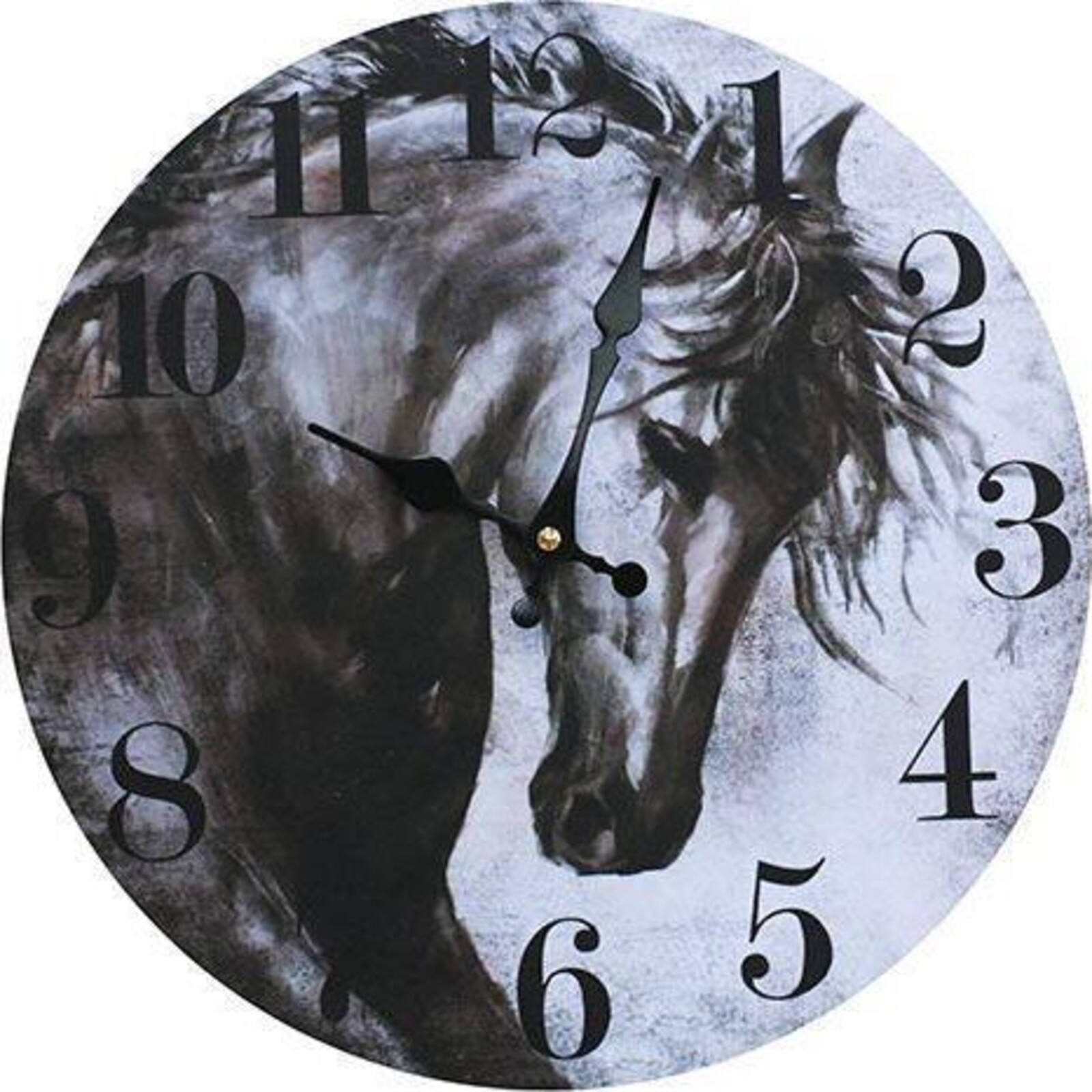 Clock Horse Sketch 34cm