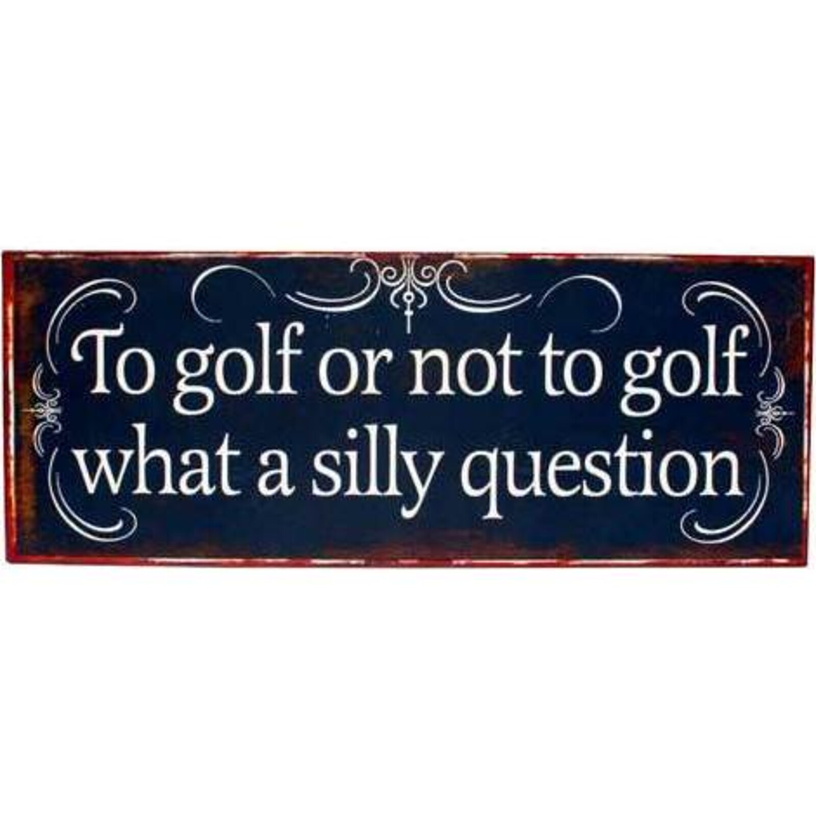 Tin Sign - To Golf
