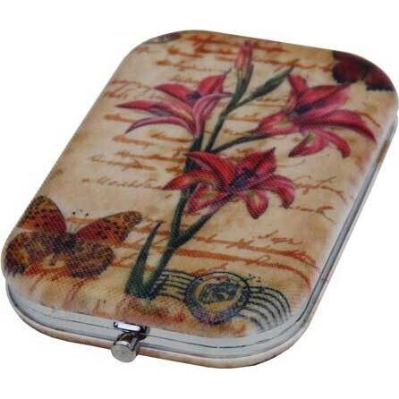 Compact Mirror Script Lilies