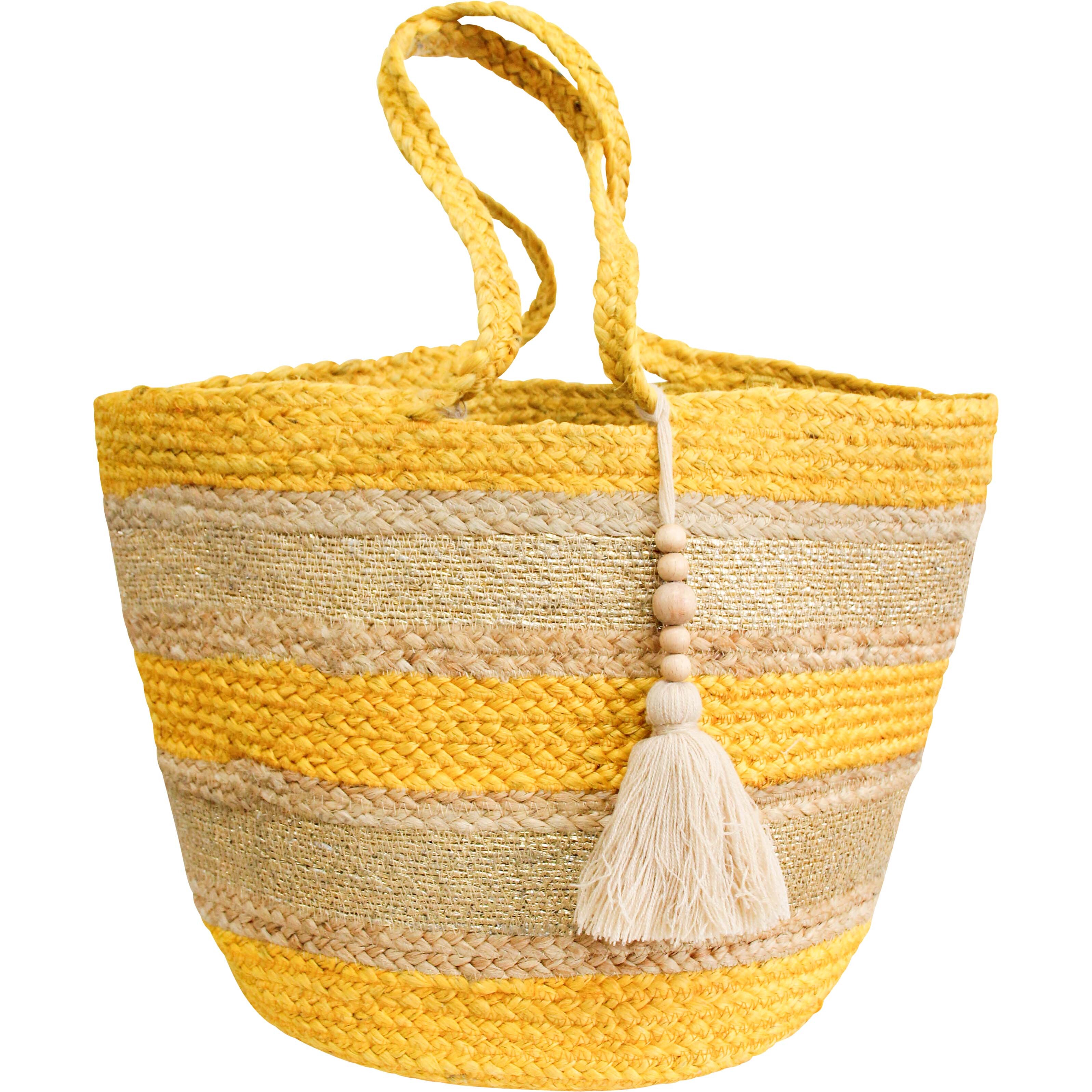 Sunshine Jute Shopper Bag