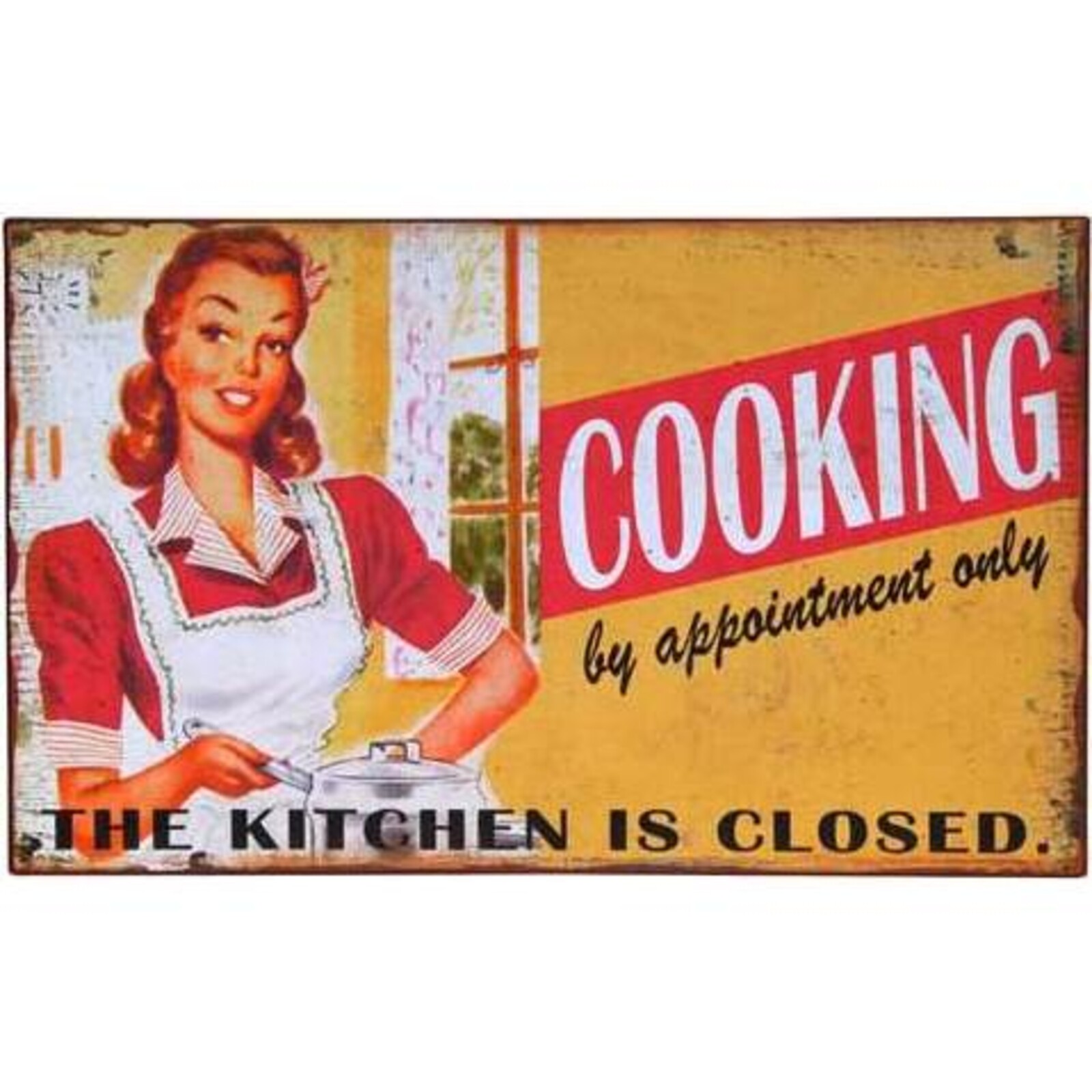 Tin Sign Cooking