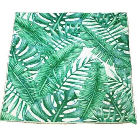 Throw Tropical Palm Leaves