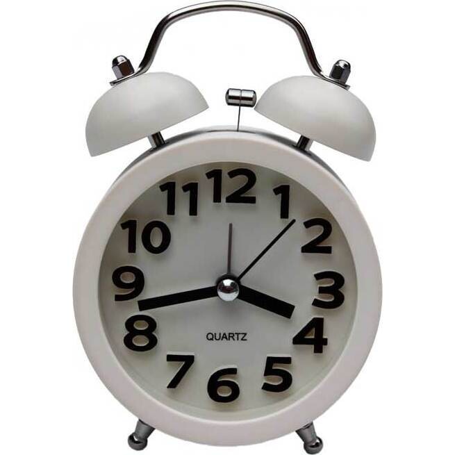 Clock - 3D White Small