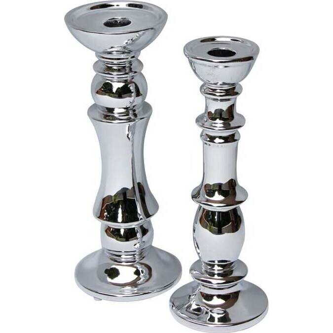 Candlestick Plata Large