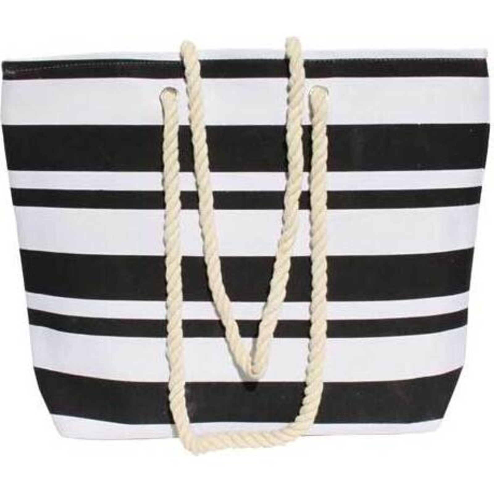 Deux Stripe Bag Black