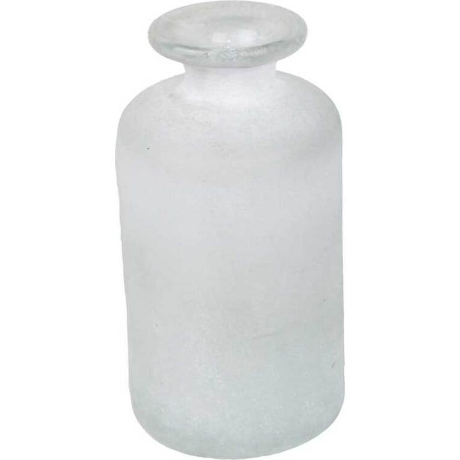 Glass Vase Snow Small