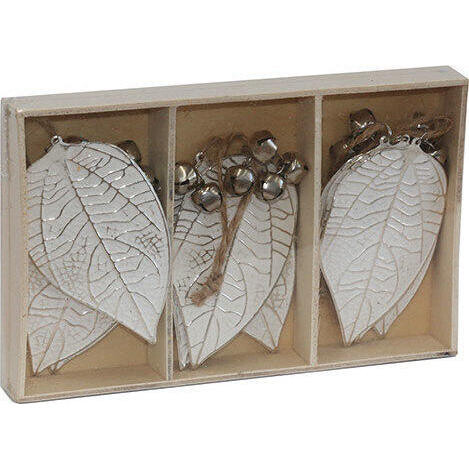 Box Leaf Vein Silver S/9