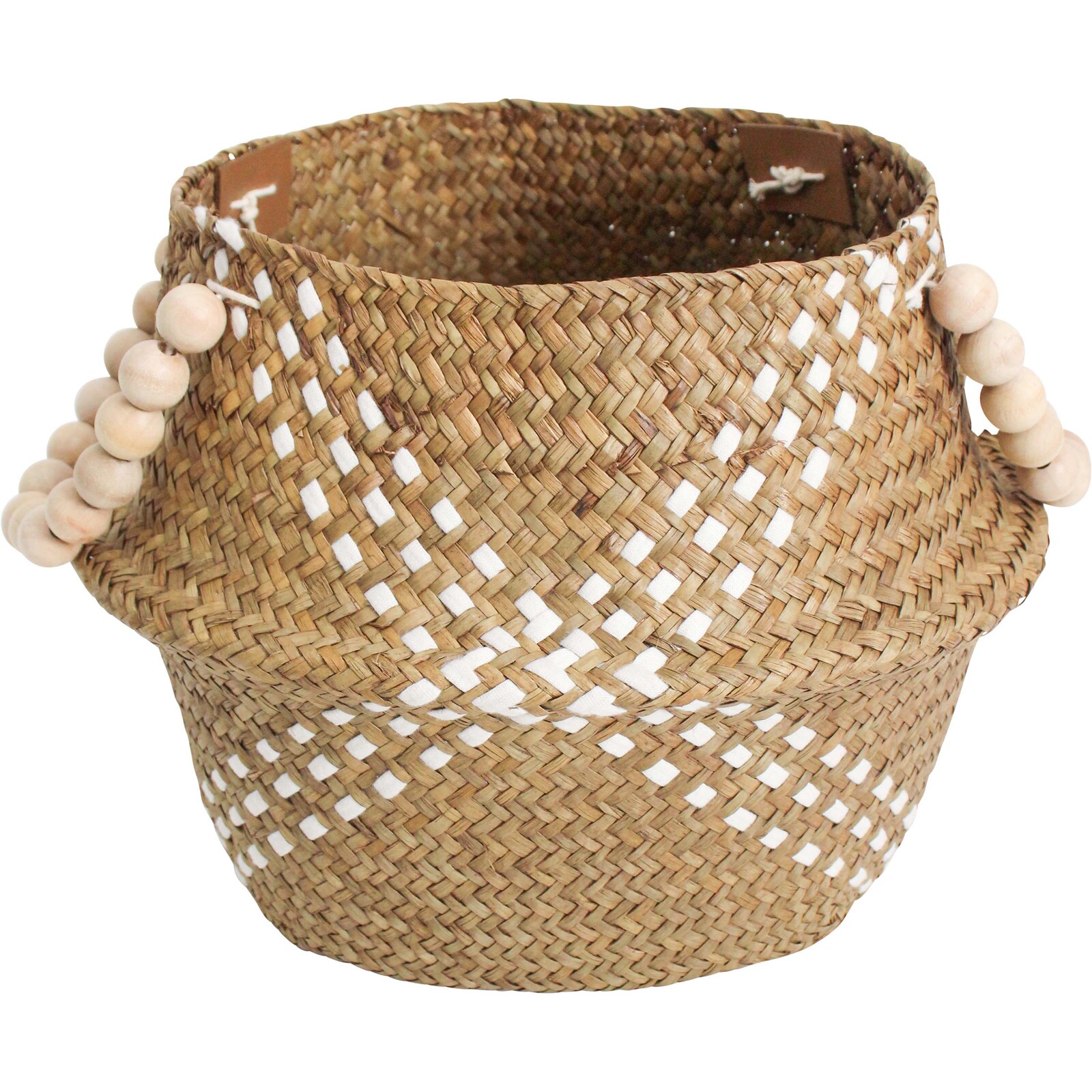 Belly Basket TwoTone/Nat Beads