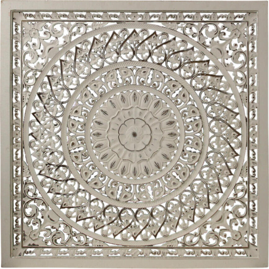 Wall Art Mandala White 