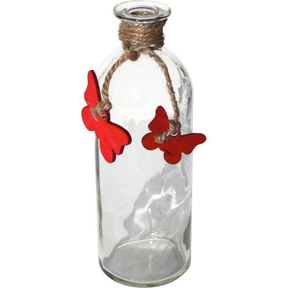 Bottle Red Butterflies