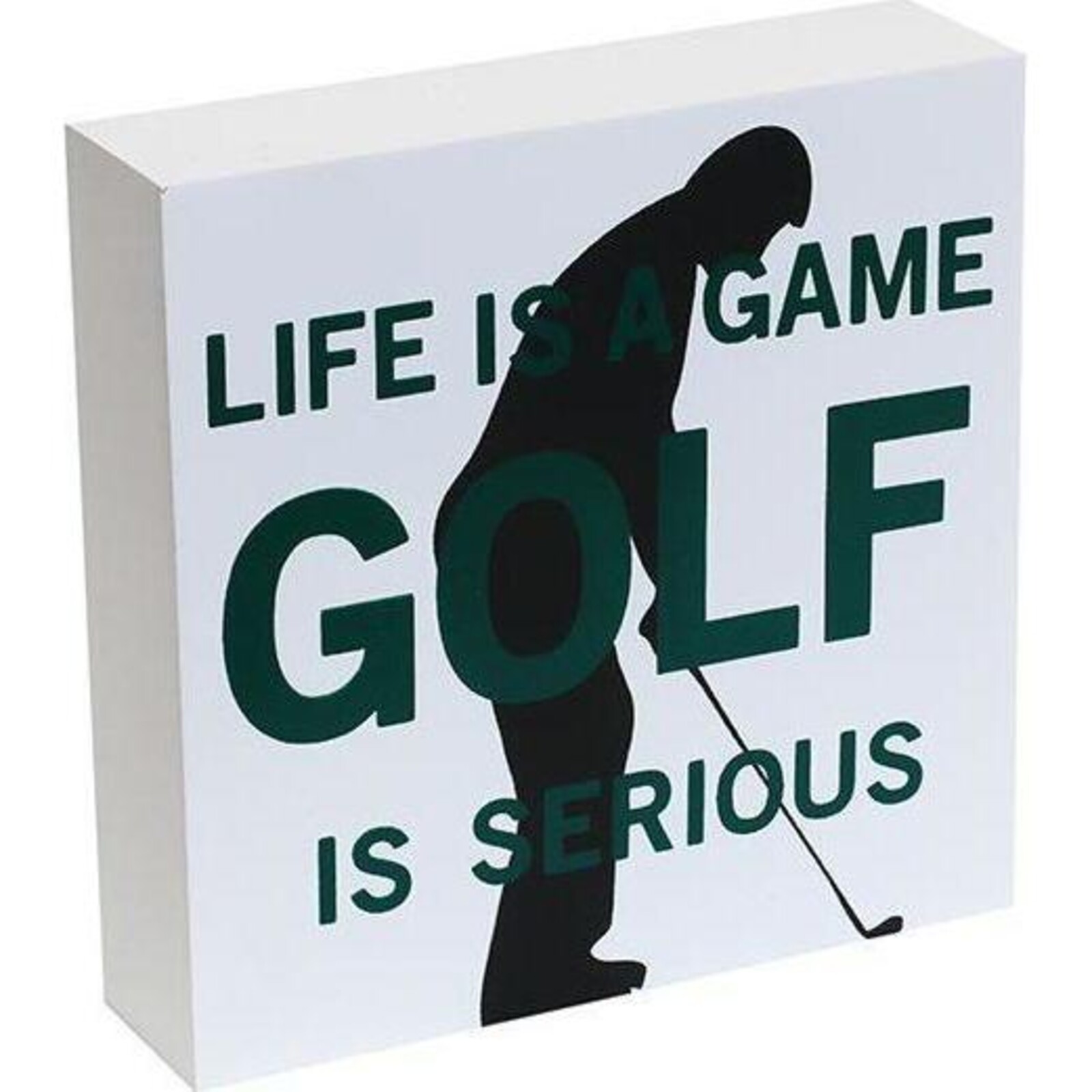 Standing Sign Golf Serious