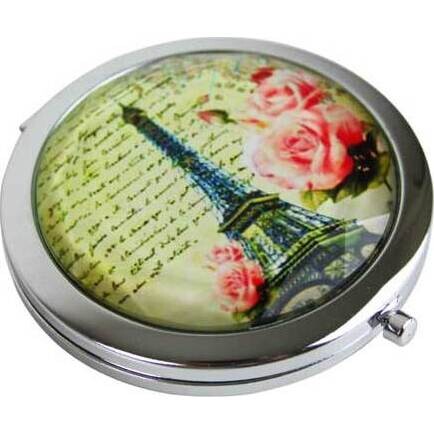 Compact Mirror Rose Eiffel