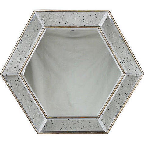 Mirror Antique Classic Hexagon