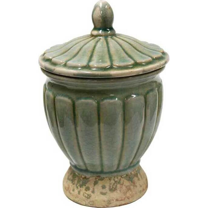 Lidded Urn - Misty