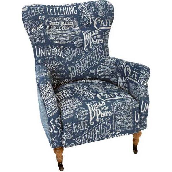 Chair Chalkboard Denim