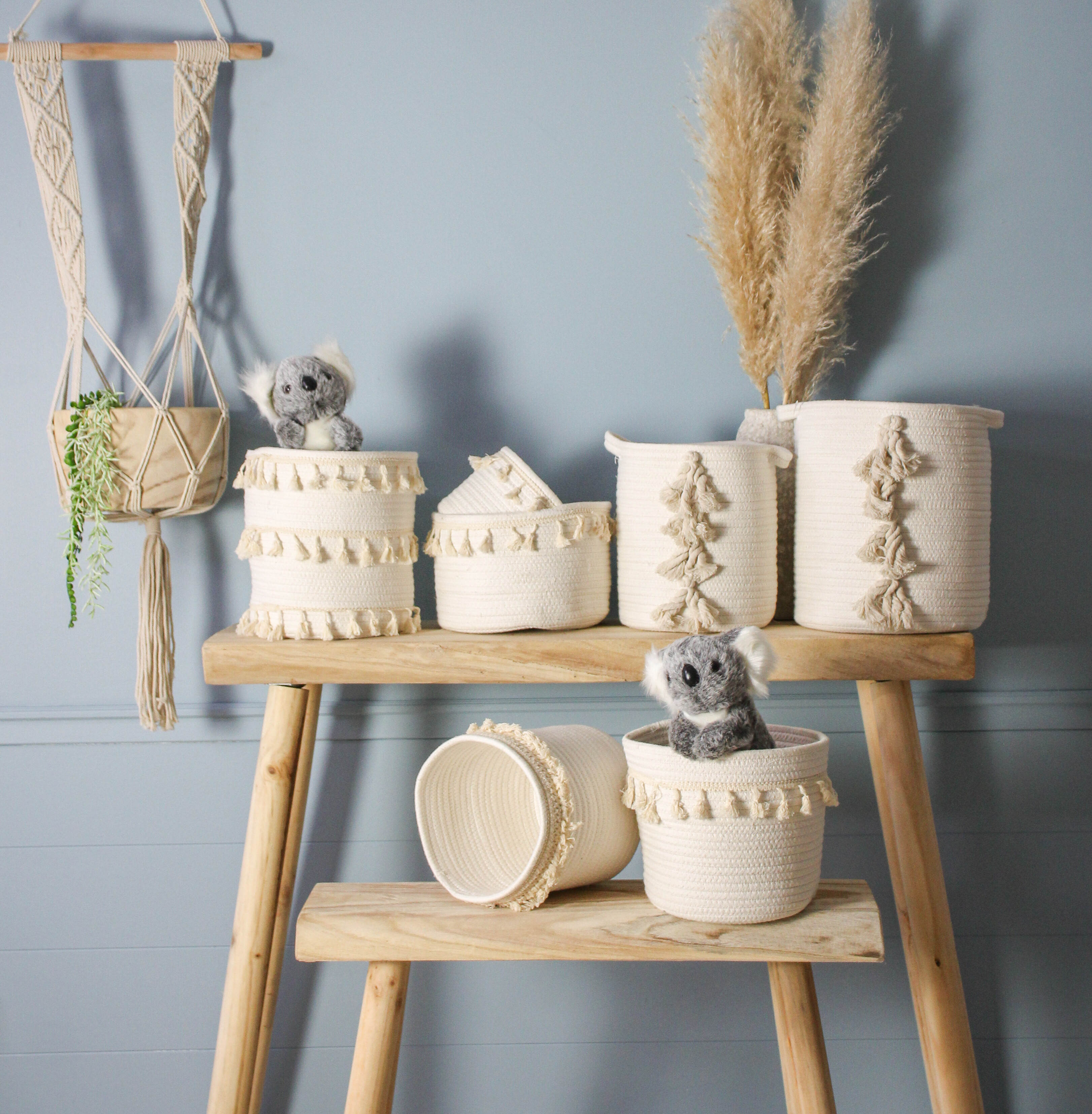 Hanging Macrame Pot Boho