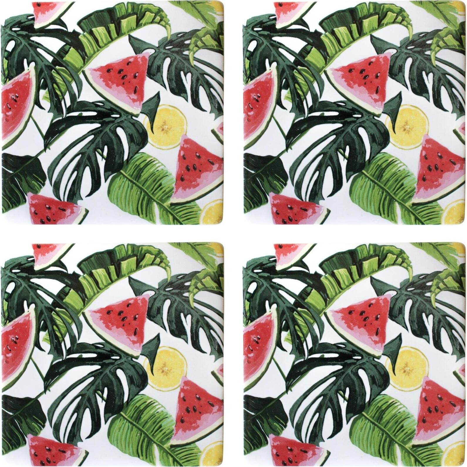 Coasters Watermelon S/4