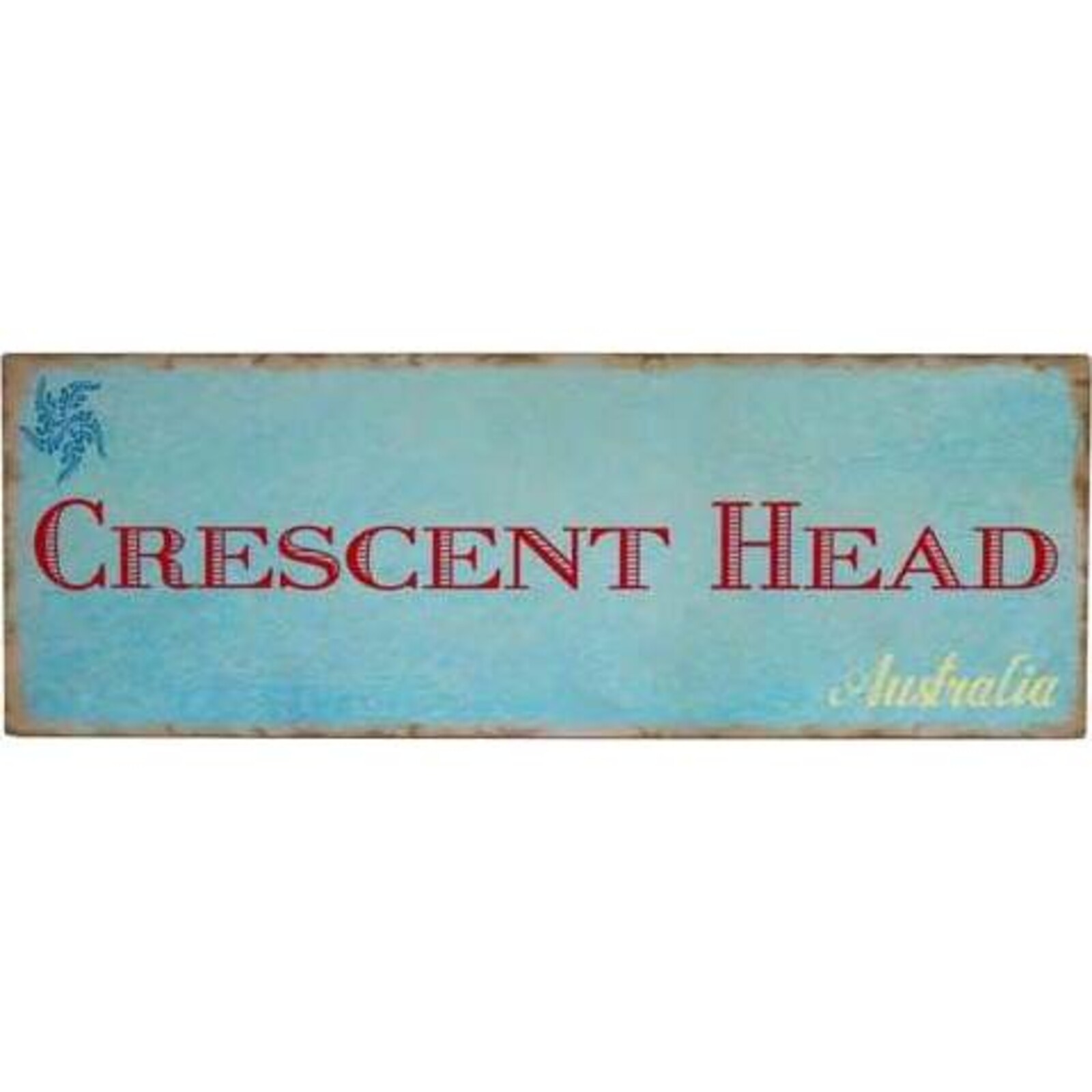 Tin Sign Crescent Head