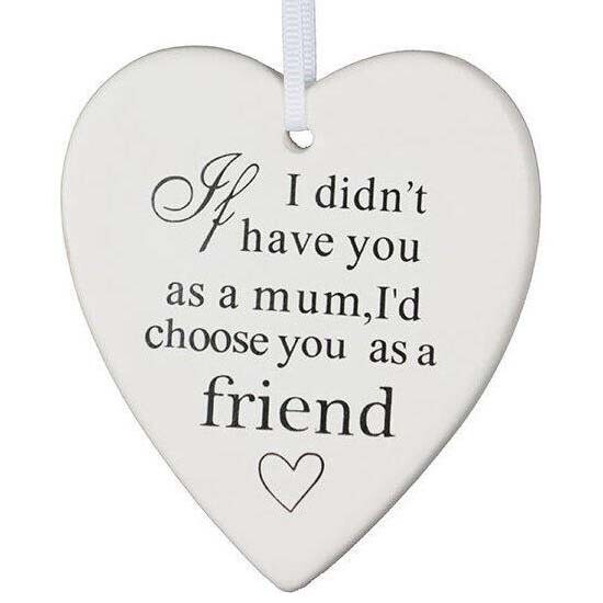 Hanging Heart Mum Friend