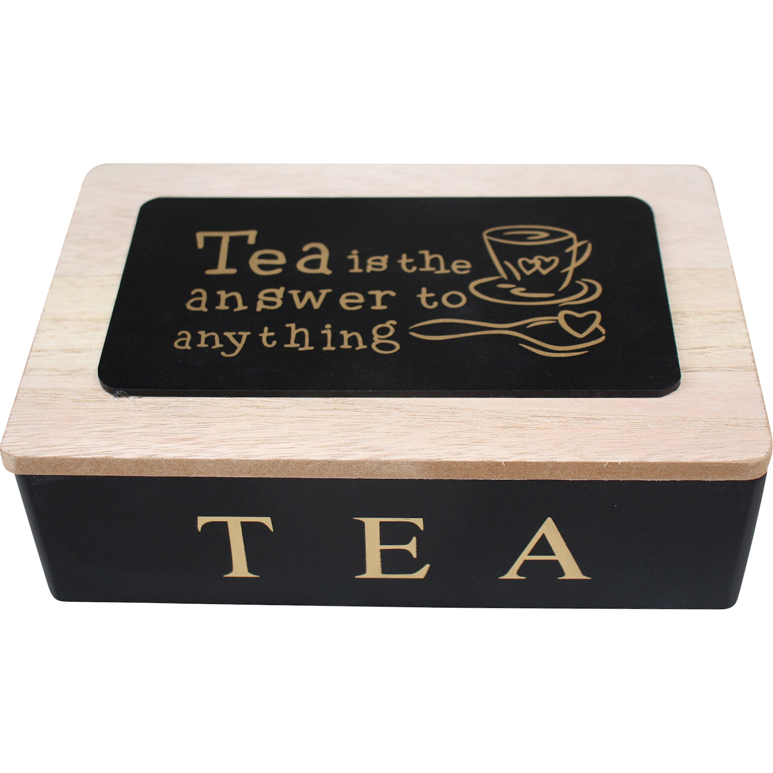 Box Tea Is The Answer Black