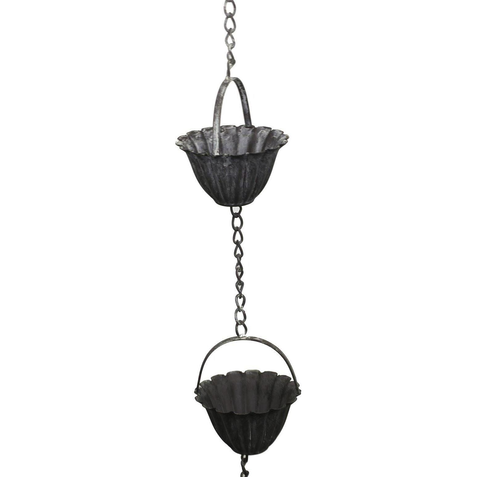 Rain Chain Fleur Cup