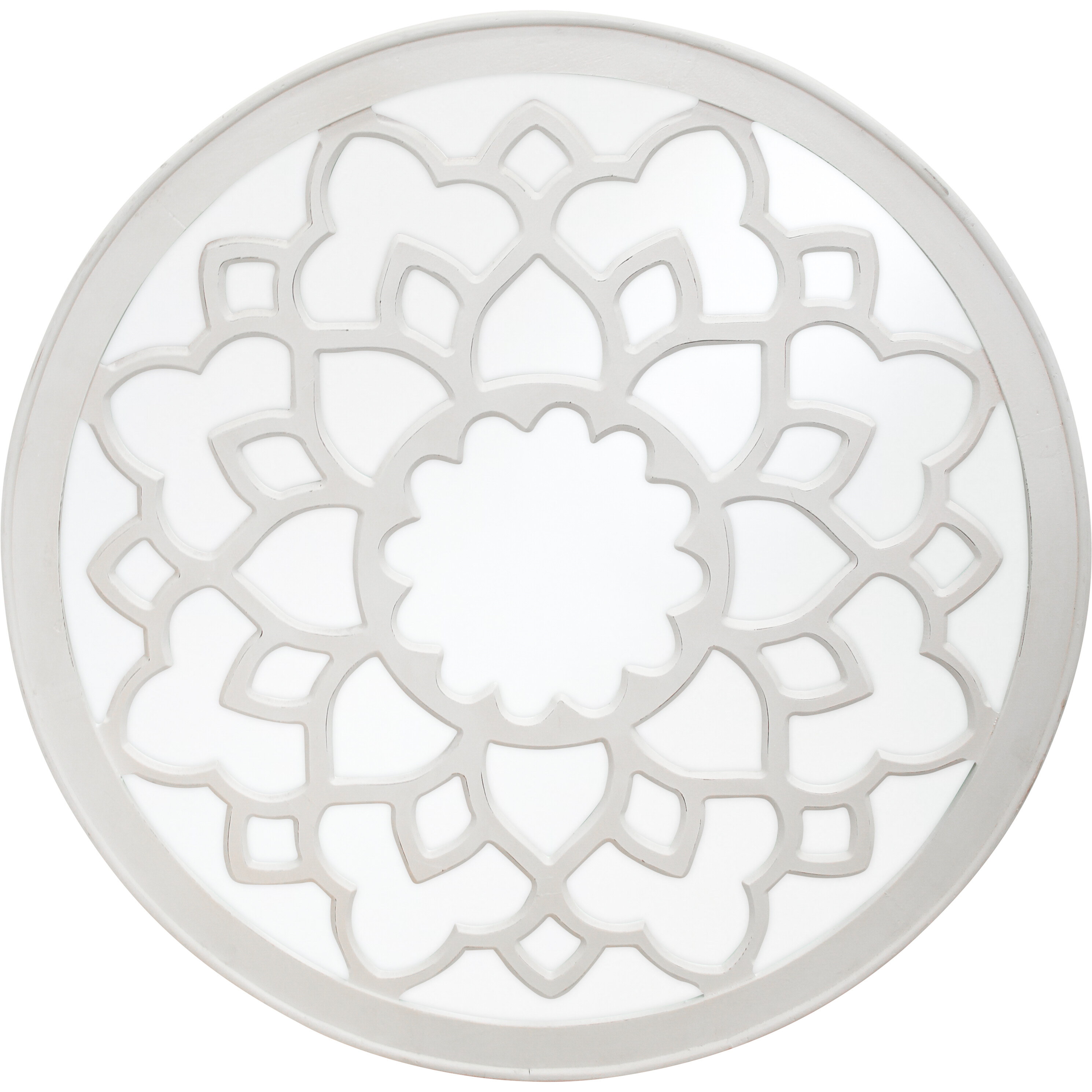 Mirror Cutwork White