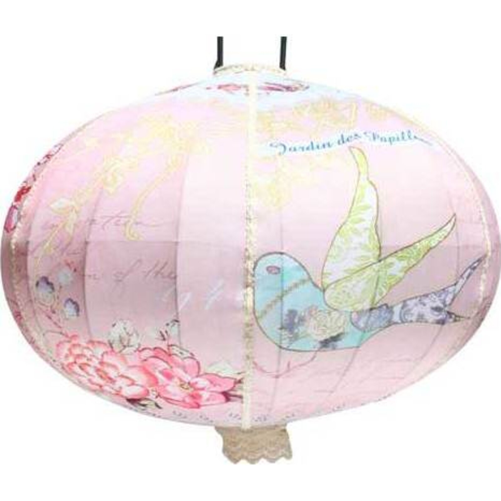 Material Lantern - Modello Bird Pink