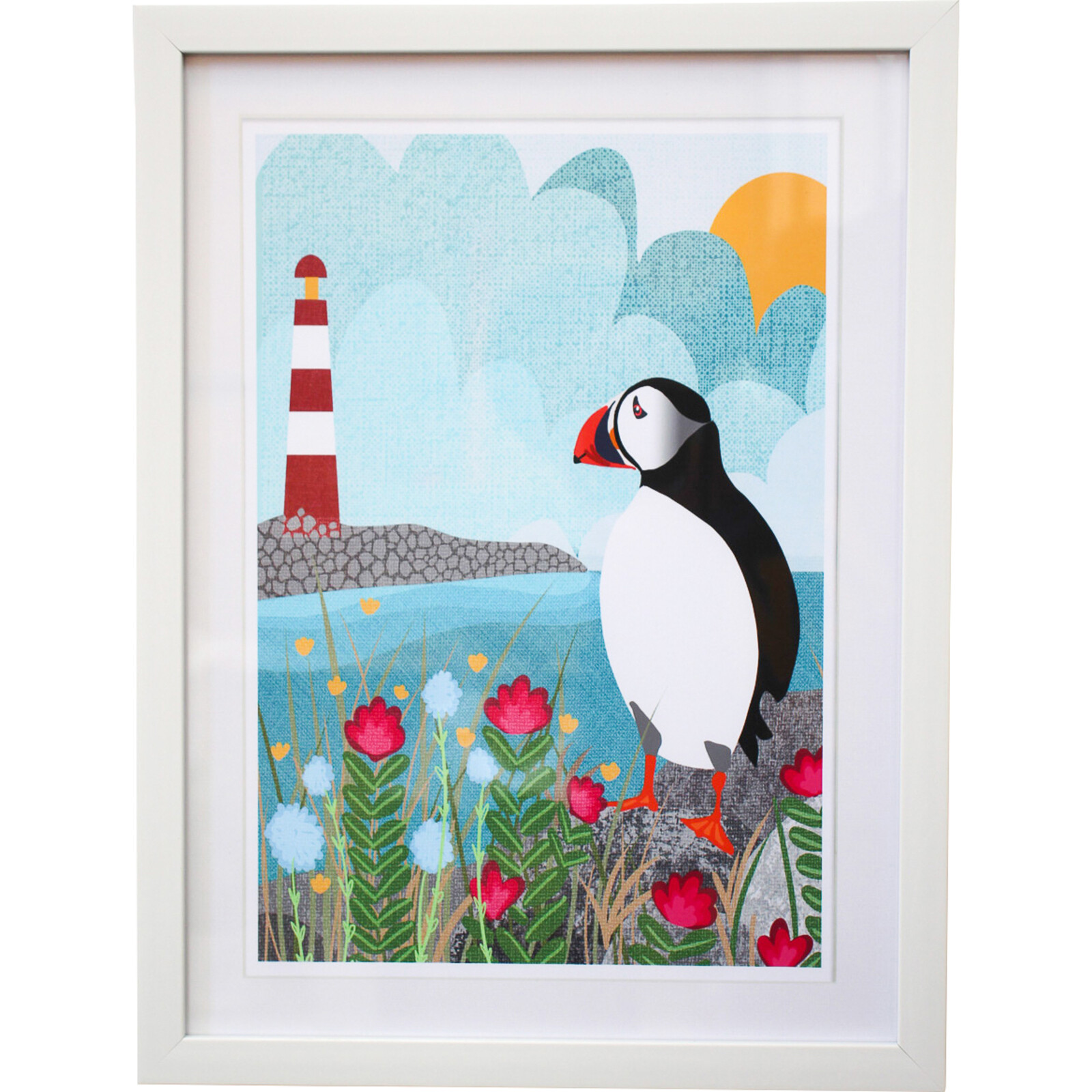 Framed Print Puffin
