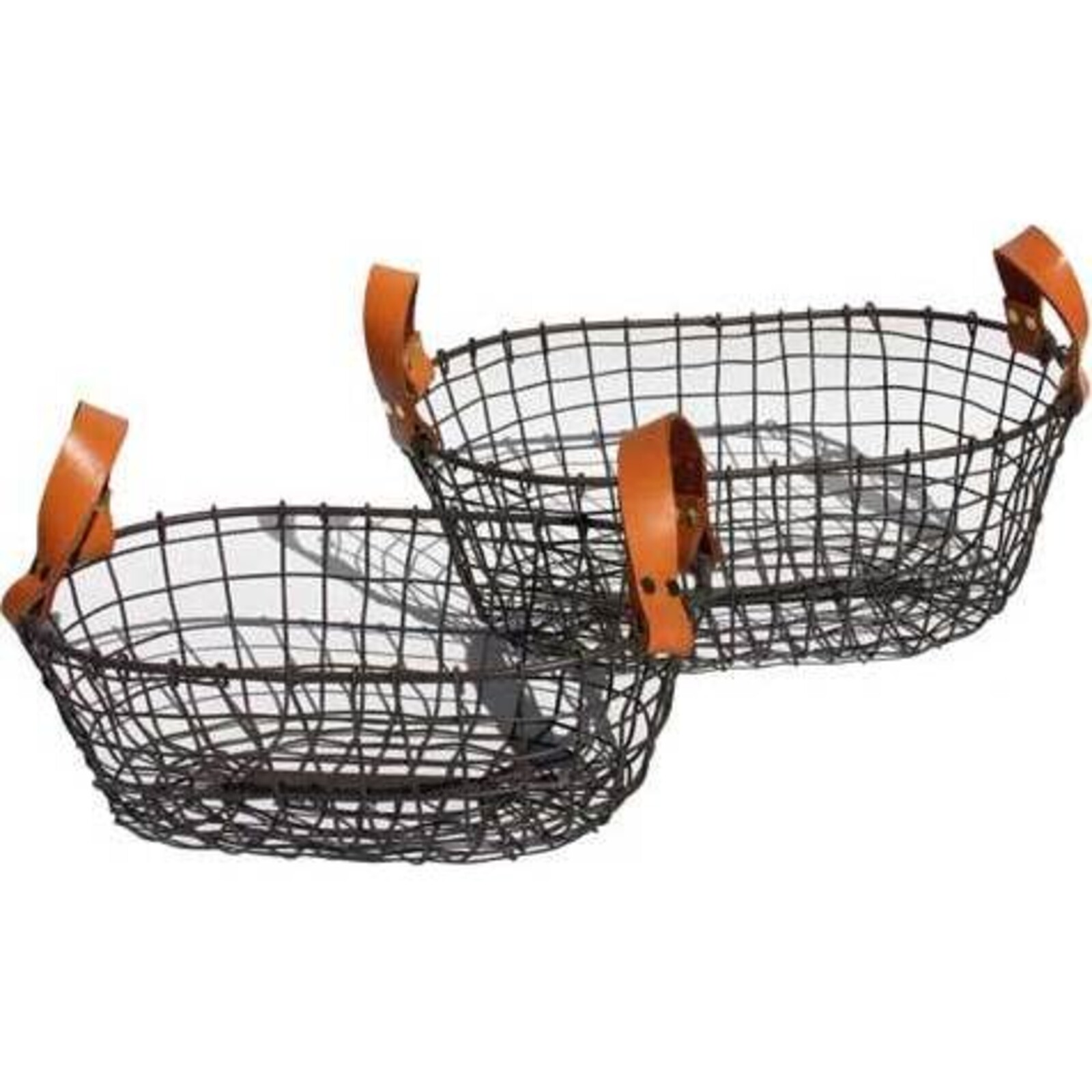 Wire Basket Oval S/2
