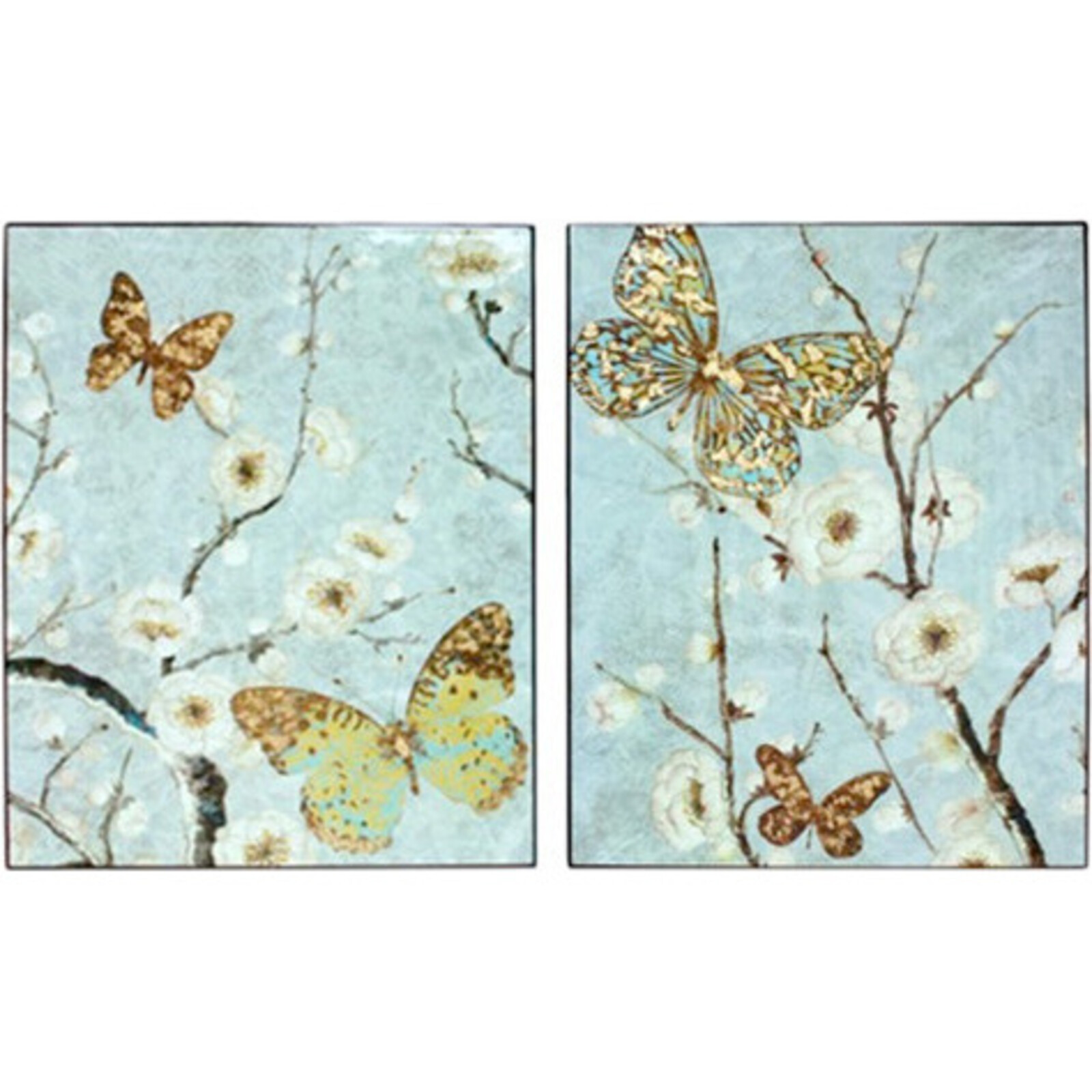 Lacquer Print - Blossom Butterflies - set 2